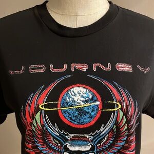 Journey music  Band woman’s short sleeve Tee. Rare, authentic size medium